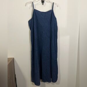 GAP Denim Blue Chambray Dress